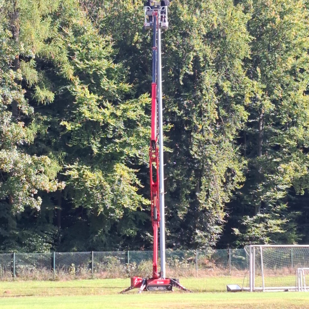 Steiger am Mast